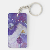 キーチェーンインムーンマウンテンデザイン キーホルダー (裏面)