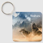 キーチェーンウルフ キーホルダー (正面)
