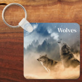 キーチェーンウルフ キーホルダー (正面)