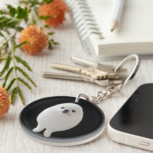 キーチェーンエッグドッグミーム キーホルダー (正面右)