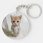 キーチェーンエルガトキャットミーム キーホルダー (裏面)