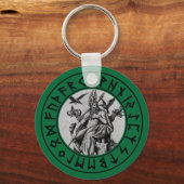 キーチェーンオーディンシールド キーホルダー (正面)