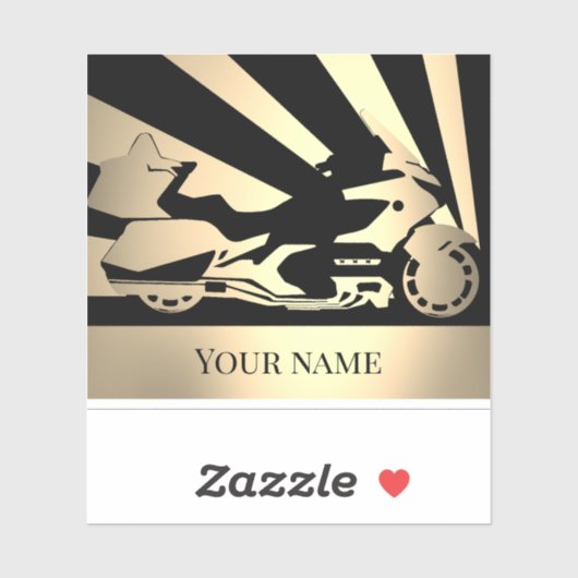 キーチェーンオートバイクバイクバイクもしくは自転車に乗る人セピア シール (シート)