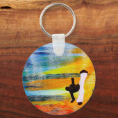 キーチェーンカポエイラmma武術アーツアーツアックスサンバ キーホルダー (正面)