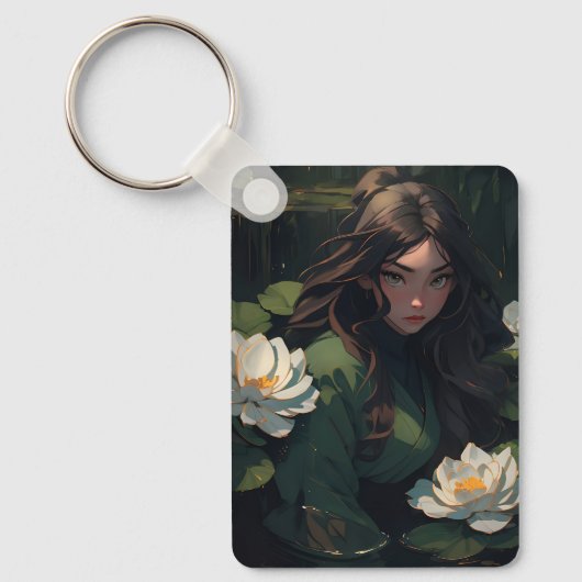 キーチェーンガール キーホルダー (正面)