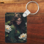 キーチェーンガール キーホルダー (裏面)