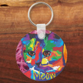 キーチェーンキッテン猫 キーホルダー (正面)