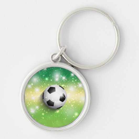 キーチェーンサッカーボール キーホルダー (正面)