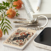 キーチェーンタウラスシタル〔占星術の〕十二宮図アート キーホルダー (正面右)