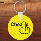 キーチェーンチーズフリップ キーホルダー (正面)