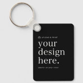 キーチェーンデザインのアップロード キーホルダー (正面)