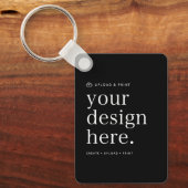 キーチェーンデザインのアップロード キーホルダー (正面)