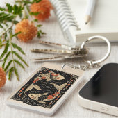 キーチェーンピセスシナ〔占星術の〕十二宮図アート キーホルダー (正面右)