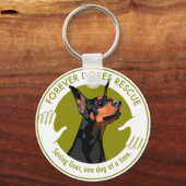 キーチェーンフォーエバードベスロゴ キーホルダー (正面)