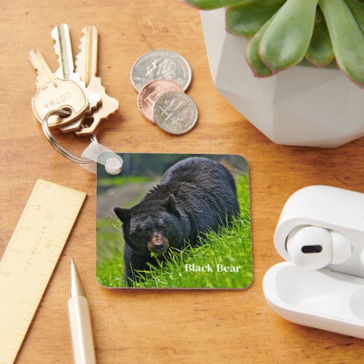 キーチェーンブラックベア キーホルダー (デスク)