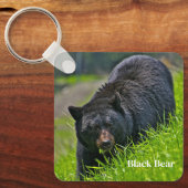 キーチェーンブラックベア キーホルダー (正面)