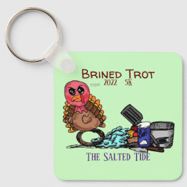 キーチェーンメダルブリントロット5k キーホルダー