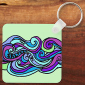 キーチェーンメダルブリントロット5k キーホルダー (裏面)