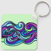 キーチェーンメダルブリントロット5k キーホルダー (裏面)