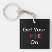 キーチェーン上のHYEを取得 キーホルダー (正面)