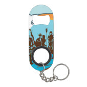 キーチェーン付きバンドミニボトルオープナー キーホルダー栓抜き (裏面)