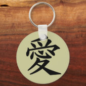 キーチェーン大好き。色の選択 キーホルダー (正面)