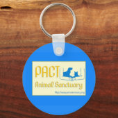 キーチェーン条約動物保護区のロゴ キーホルダー (正面)