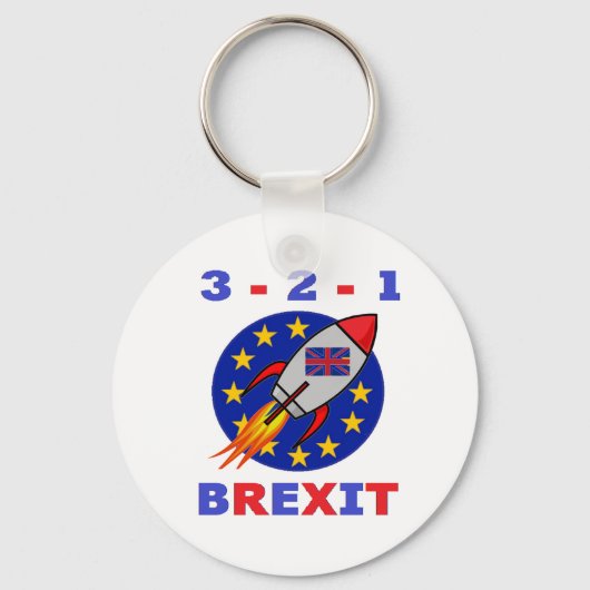 キーチェーン3 - 2 - 1 Brexit キーホルダー (正面)