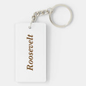 キーチェーン（アクリル） – 名字モノグラム キーホルダー (裏面)