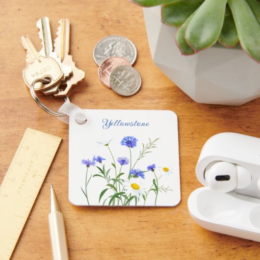 キーチェーン – イエローストーンワイルドフラワー (デスク)