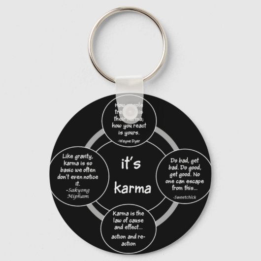 キーチェーン – カルマだ (正面)