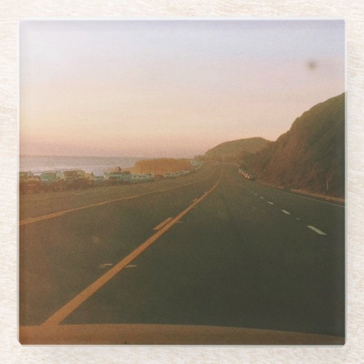 キーチェーン ガラスコースター (正面)