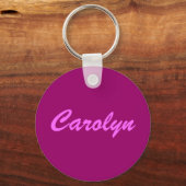 キーチェーン、キャロライン キーホルダー (正面)