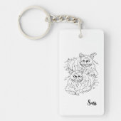 キーチェーン：クーガー キーホルダー (正面)