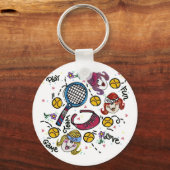 キーチェーン – テニスガールズ (正面)