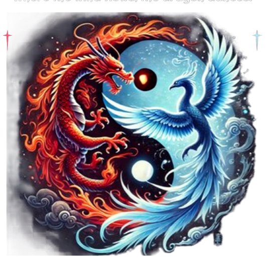 キーチェーン – ドラゴンとフェニックスのダンス