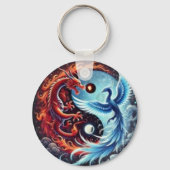 キーチェーン – ドラゴンとフェニックスのダンス (正面)