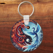 キーチェーン – ドラゴンとフェニックスのダンス (正面)