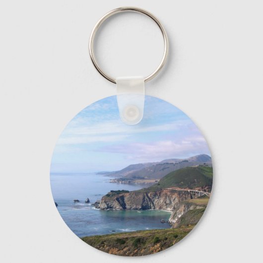 キーチェーン – ビッグサーの近くの海岸線 (正面)