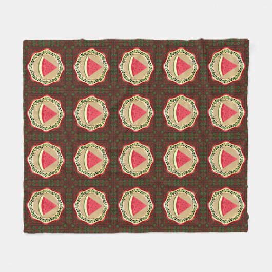 キーチェーン フリースブランケット (正面(横))