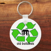 キーチェーン – リサイクル建物 (正面)