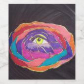 キーチェーン ワインラベル (シングルラベル)