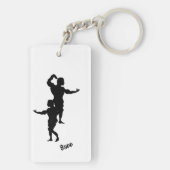 キーチェーン：体ビルダ キーホルダー (裏面)