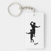 キーチェーン：体ビルダ キーホルダー (正面)