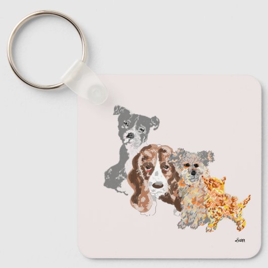 キーチェーン：旅行仲間 キーホルダー (正面)