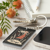 キーチェーン《星座》乙女座シナ〔占星術の〕十二宮図アート キーホルダー (正面右)