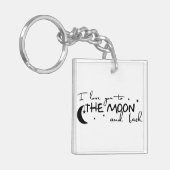 キーチェーン：月に愛せよ キーホルダー (正面左)
