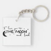 キーチェーン：月に愛せよ キーホルダー (裏面)