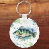 キーチェーン – 水彩シリーズ：パーチ (裏面)