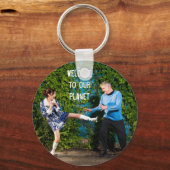 キーチェーン – 私たちの惑星へようこそ (正面)